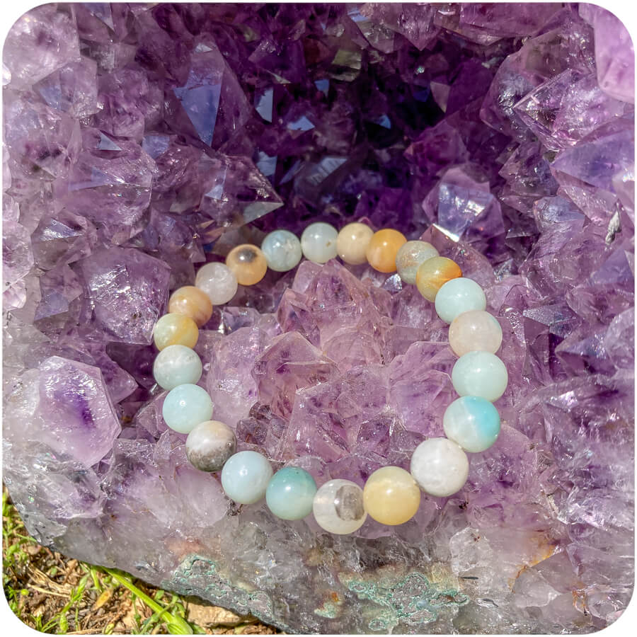 Гривна Бразилски Амазонит за Самочувствие и Вътрешно Спокойствие - Image 2