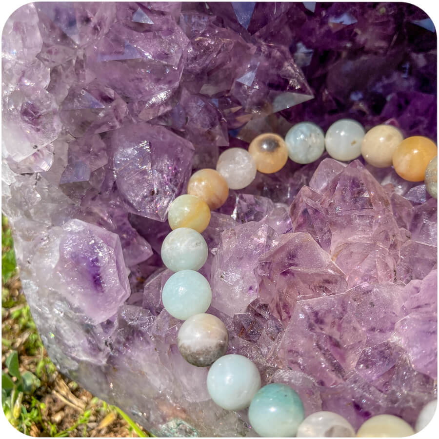 Гривна Бразилски Амазонит за Самочувствие и Вътрешно Спокойствие - Image 4