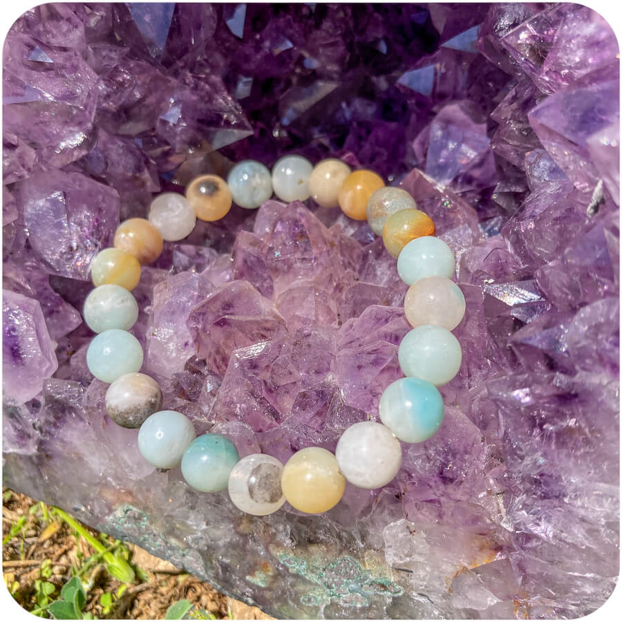 Гривна Бразилски Амазонит за Самочувствие и Вътрешно Спокойствие - Image 6